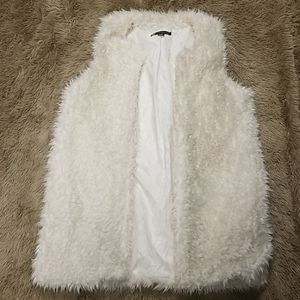 Fuzzy Long Vest